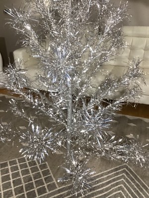 6ft 1960s MCM Pom-Pom Aluminum Christmas Tree “The Sparkler