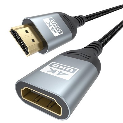 HDMI Extension Cable 6 Feet, 4K HDMI Extender Cable 6FT to Female Adapter Cor...