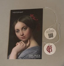 Frick Collection Museum NYC 2025 Map & 2 Used Wristlet Tickets