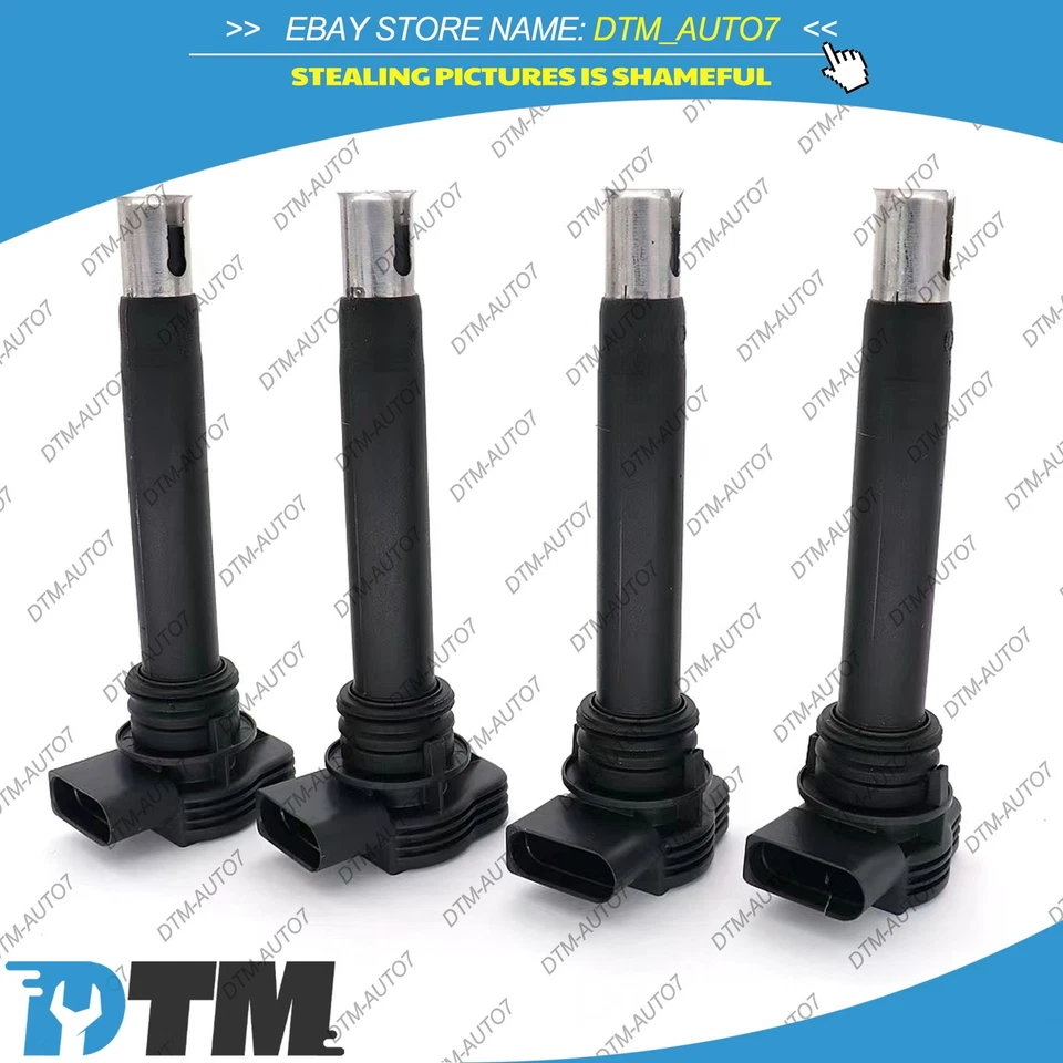 4x Bujías de bobina de encendido BOSCH genuinas para VW Jetta Golf Passat Audi A5 A4 Q5 Foto 2 de 4