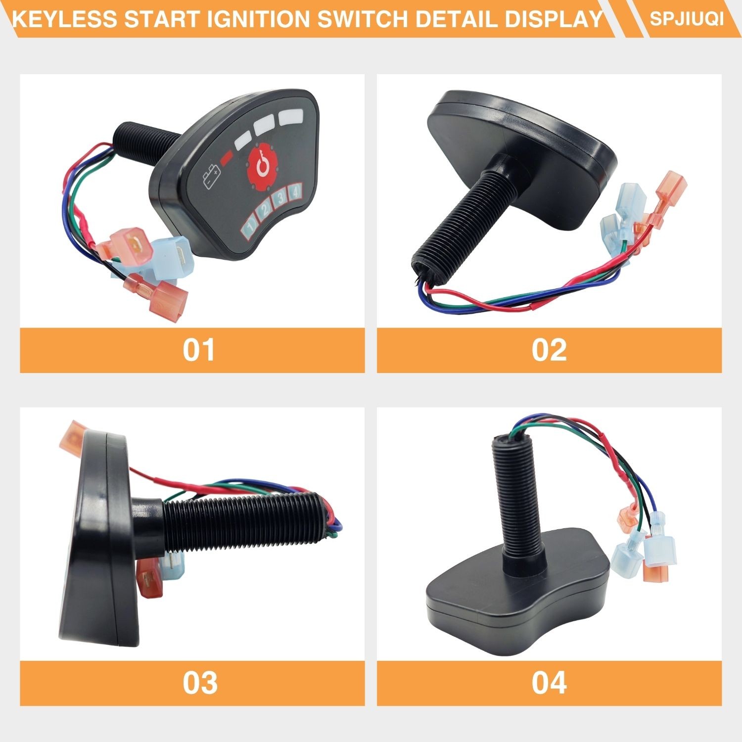 Golf Cart Keyless Start Remote Ignition Switch 36-48V for Club Car Precedent