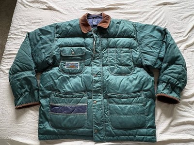 Vintage GAP Down Ski Jacket Men s M USA Olympic Ski Team Rare Chore Coat 80s