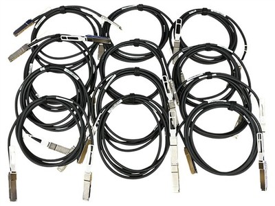 LOT 12: Madison Cable 038-004-067-01 3M QSFP to QSFP Direct Attach DAC Cables