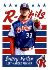 2019 Reading Fightin Phils Final #4 Bailey Falter Chino Hills California CA Card