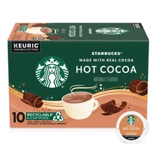Starbucks Hot Cocoa K-Cup Pods (10 Count) - Rich & Creamy Hot Chocolate