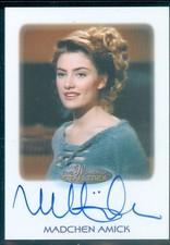 Star Trek Women of 50th Anniversary Madchen Amick as Anya  Autograph Card