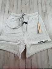 Light Oatmeal Fear of God Essentials Sweat Shorts Size Extra Small NWT Fast Ship