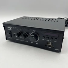 Pyle Home Audio Mini Power Amplifier 2x75W Watt USB/SD Card Receiver - PCAU35A