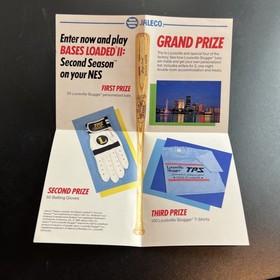 JALECO Bases Loaded 2 Nintendo NES Game Sweepstakes 1989 Entry Insert JAL-L2-US