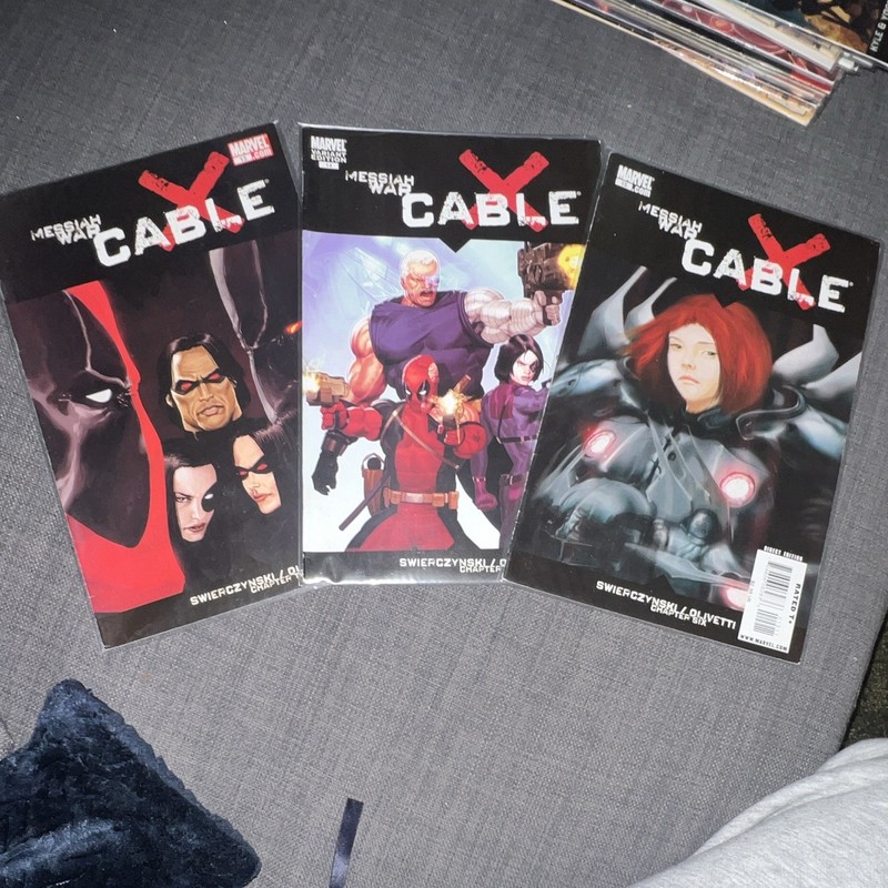 Marvel Comics Cable: Messiah War Comic Lot #13-15 incl. #14