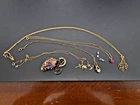 Vintage Costume Jewelry Lot. Brooch. Necklace. Etc.