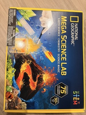 Used! National Geographic Mega Science Lab Science Kit w/75 Easy Experiments