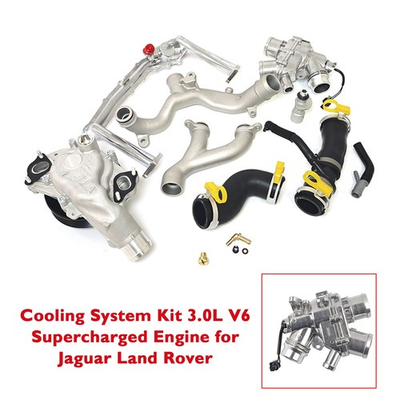 #ad Cooling System Kit 3.0L V6 Supercharged Engine for Jaguar Land Rover* $362.65