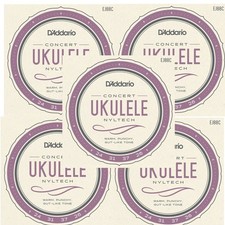 D'Addario Ukulele Strings 5 Sets Nyltech Concert EJ88C Uke
