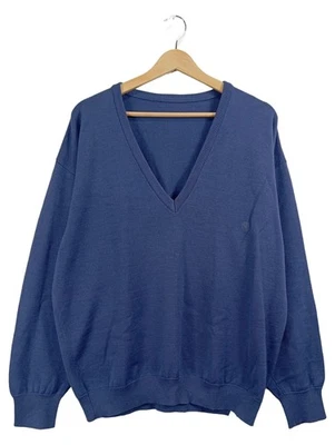 VAKKO Pull Homme Bleu Laine Classique (EU 50, INT L) - Photo 1/3