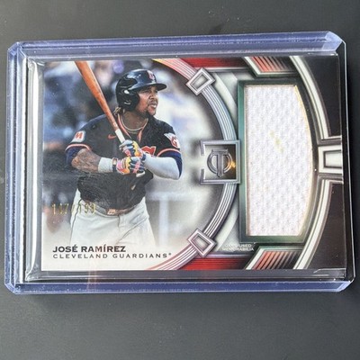 Topps 2026 Tribute Jose Ramirez Guardians Jumbo Relic #TJR-JR 147/199
