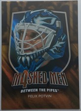 2011-12 ITG Between The Pipes Masked Men Gold Felix Potvin /10 Maple Leafs 