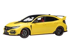 AUTOart 1 18 Honda Civic Type R FK8 Limited Edition Sunlight Yellow II Model Car