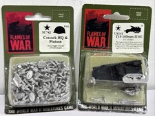 Battlefront Flames of War SU742 COSSACK HQ & PLATOON & US141 T19 105mm HMC