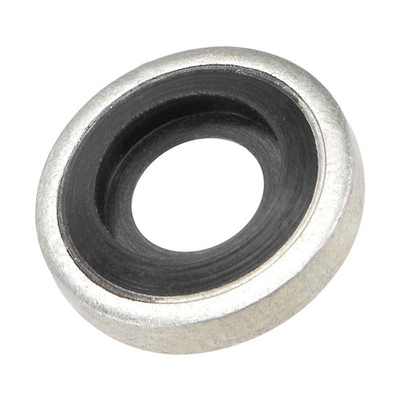 #ad #ad 50pcs Bonded Sealing Washer M6 11.5x4.9x2.9mm Carbon Steel Nitrile Rubber Gasket $13.55