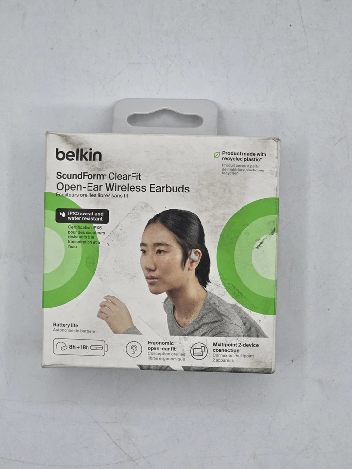 Belkin SoundForm AUC013btSA Clearfit Open Ear - Sand - Bluetooth Ear Buds - Image 3 of 4