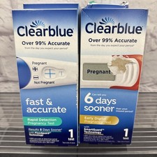 Bundle Deal! 3 Clearblue Rapid Detection Pregnancy Tests & 1 Early Digital Test