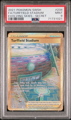 Turffield Stadium graded PSA 9 for sale on eBay