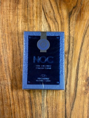 NOC Luxury Collection Sapphire Blue Gilded Playing Cards #82/650 Riffle Shuffle