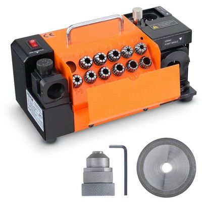 Drill Bits Sharpener, MR-13A End Mill Grinder Sharpener 3-13mm, 95?° to 135?