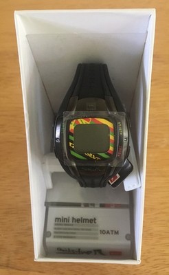 Vintage Quiksilver Mini Helmet Watch NOS New In Box Y2K Surf Digital QWL39