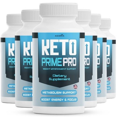 (6 Pack) Keto Prime Pro Advanced Energy & Fitness Supplement KetoPrimePro Pills