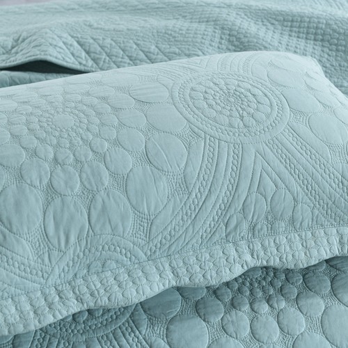 3PCS Cotton Oversized Bedspread Coverlet Set Embroidery Farmhouse Bedding Set TF - Picture 11 of 53