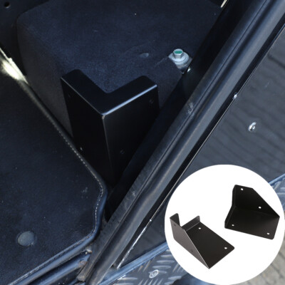 Stainless Steel Seat Box Corner Protectors For Land Rover Defender 90 - Bison Autodesign