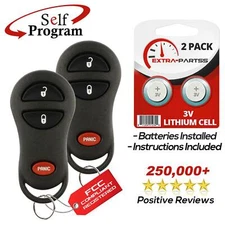 2 For 2002 2003 2004 2005 Dodge Ram Keyless Entry Key Car Remote Fob