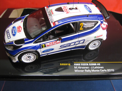 IXO FORD FIESTA S2000 WRC #2 M. Hirvonen Winner Rally Monte Carlo 2010 Neu & OVP