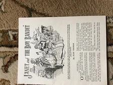 M57d Ephemera 1953 short story janet and the boy bandit hudy thomas 
