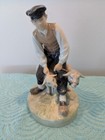 Royal Copenhagen #627-"Farm Boy Leading Sheep"