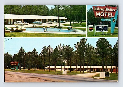 Postcard South Carolina Lotta SC Johnny Walker Motel 1960s Unposted Chrome