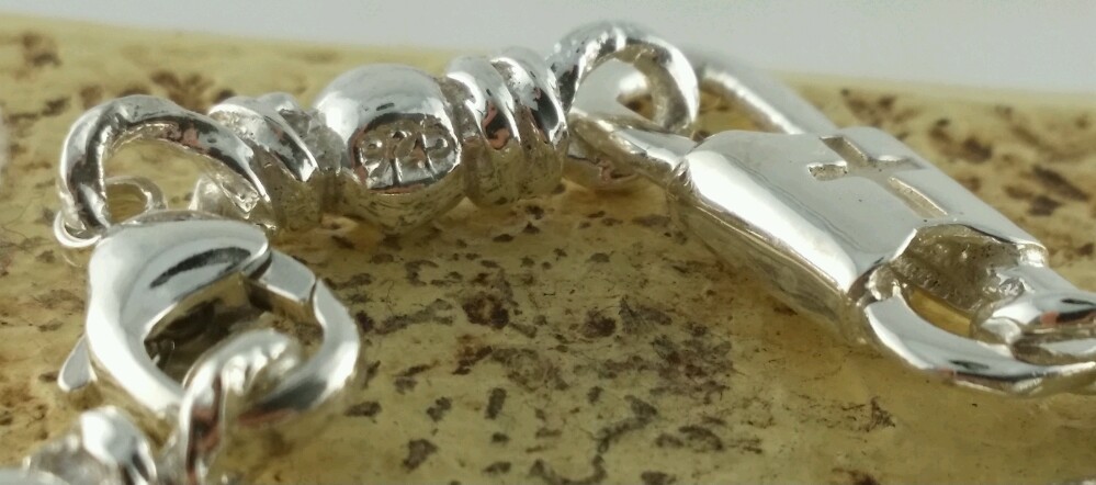 Sterling Silver 'Fishers Of Men' Bracelet With Cross - ACTS Inspired Christian Jewelry, 925 Silver, 3 Sizes