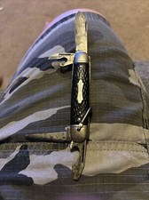 Colonial Forest Master Pocket Knife folding blade Made In USA PROV Excellent