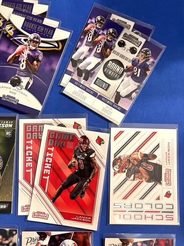 ⭐️ LAMAR JACKSON 2018 PANINI PRESTIGE CONTENDERS 17 ROOKIE CARD LOT #1 RC🔥 - Picture 3 of 9