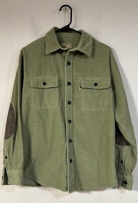 Buffalo Jackson Bradford Corduroy Shirt Jacket/Shacket Small  Green **