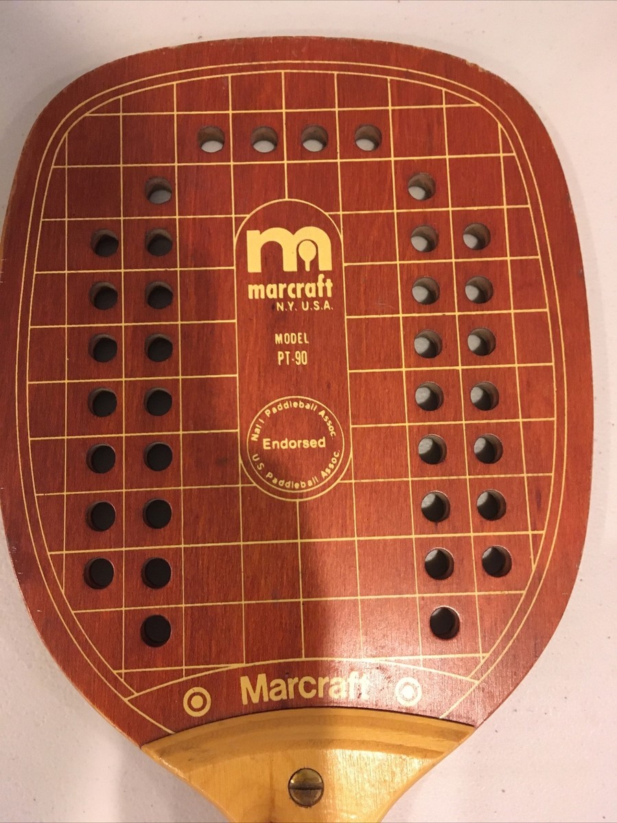 Vintage Marcraft PT-90 Paddle Ball Paddles Bantam APTA | eBay