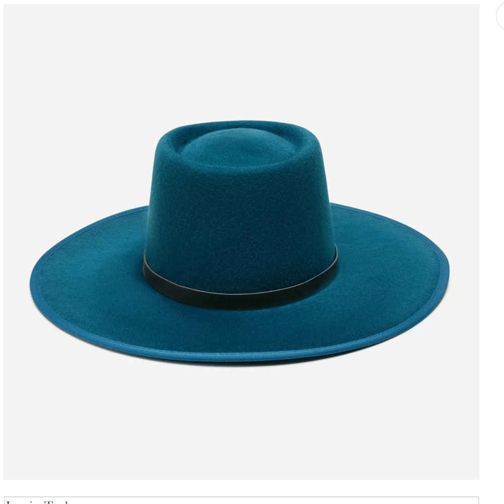 NEW! RARE Wyeth teal wool boater | eBay display picture 2