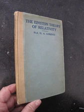 Einstein Theory Relativity PhysicsConcise Statement Prof Lorentz 1920 Brentanos