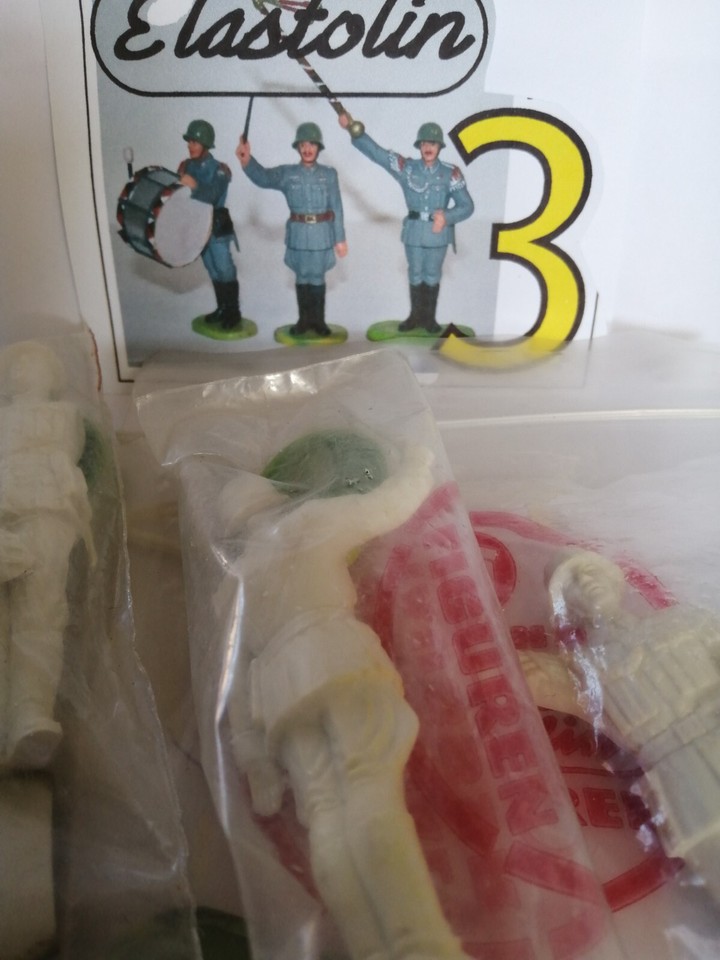 Elastolin Unpainted figures 1/24 scale 70 mm German WW2 Bandsmen eBay