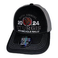 Kids 2024 Sturgis Motorcycle Rally Buffalo Hat