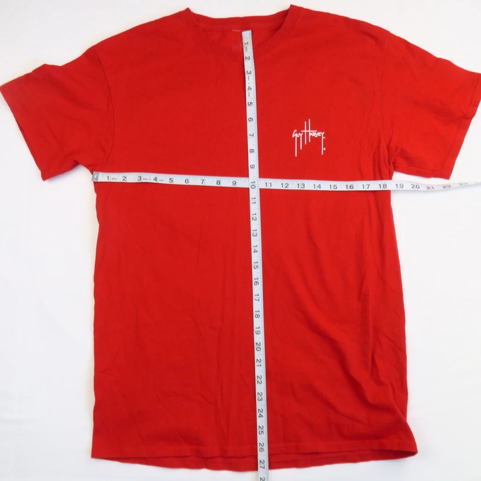 Camiseta De Colección Guy Harvey NC State Wolfpack Marlin Rojo Bolsillo M Med Bluewater Foto 4 de 4