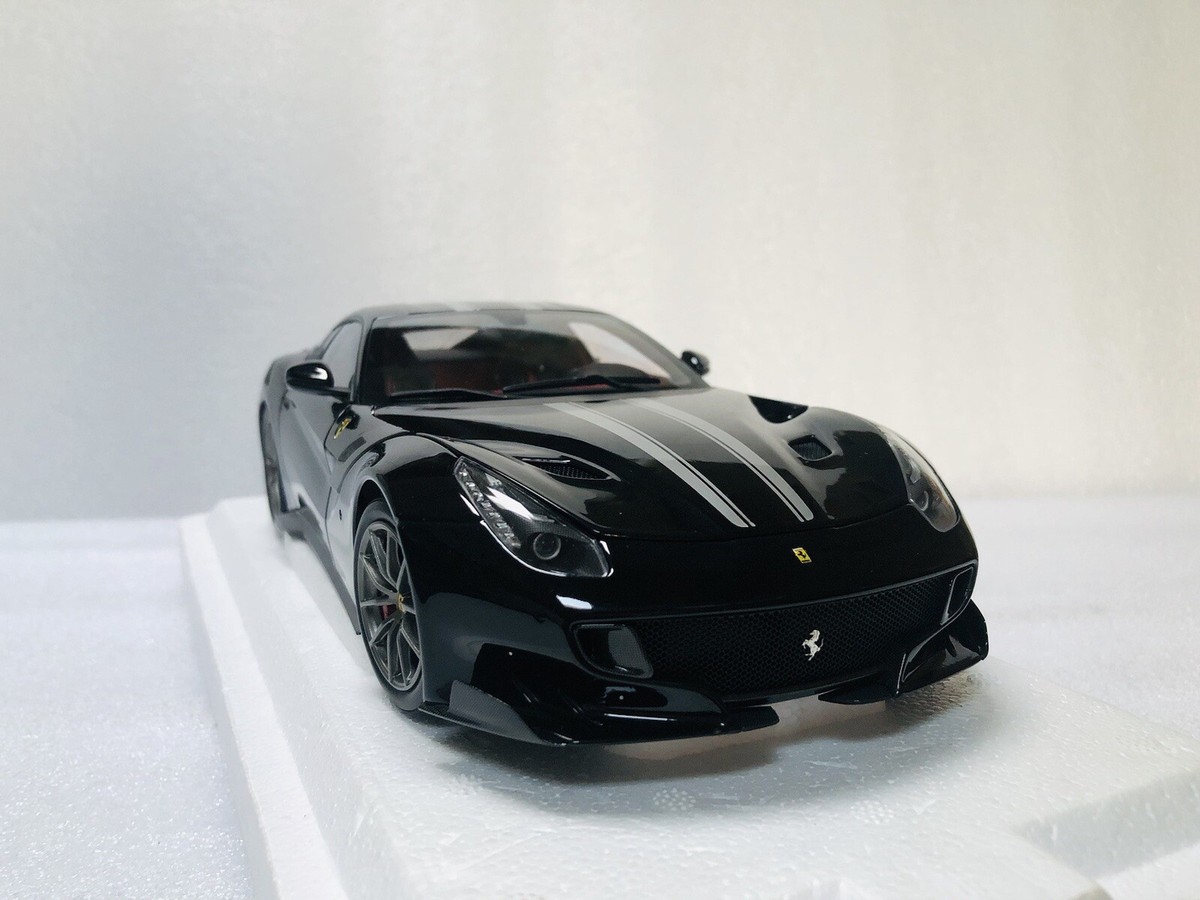 1/18 BBR Ferrari F12 TDF New Black Daytona 508 Diecast Full