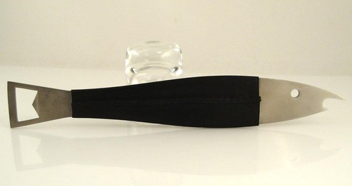 Old Original Carl AUBOCK Vienna CAPLIFTER FISH Leather + Steel Auböck Amboss - Picture 9 of 22